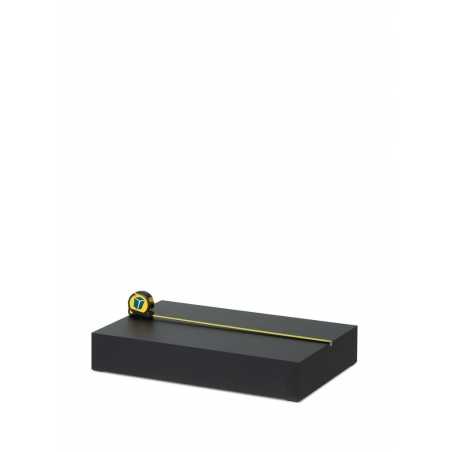 Etalage sokkel zwart mat, 40 x 60 x 10 cm (lxbxh)