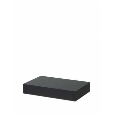 Etalage sokkel zwart mat, 40 x 60 x 10 cm (lxbxh)
