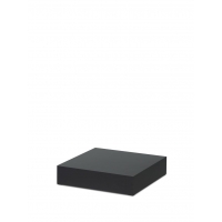 Etalage sokkel zwart mat, 45 x 45 x 10 cm (lxbxh)