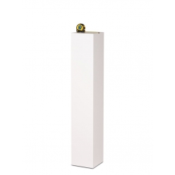MDF witte sokkels | plantenzuilen | zuilen wit MDF zijdeglans