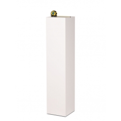 MDF witte sokkels | plantenzuilen | zuilen wit MDF zijdeglans