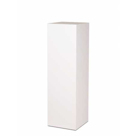 MDF witte sokkels | plantenzuilen | zuilen wit MDF zijdeglans