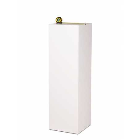 MDF witte sokkels | plantenzuilen | zuilen wit MDF zijdeglans