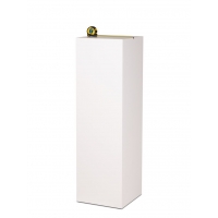 MDF witte sokkels | plantenzuilen | zuilen wit MDF zijdeglans