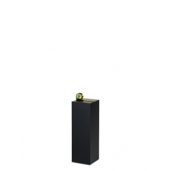 MDF zwarte sokkels | plantenzuilen | zuilen zwart MDF zijdeglans