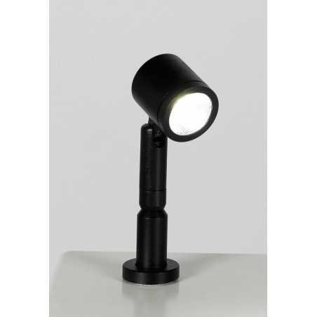 LED-Spot, Type 9 low model, 1W, 6000K, Silver (inclusief stroomkabel)