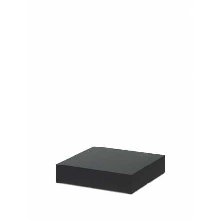 Etalage sokkel zwart mat, 80 x 80 x 10 cm (lxbxh)