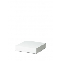 Etalage sokkel wit mat, 60 x 60 x 10 cm (lxbxh)