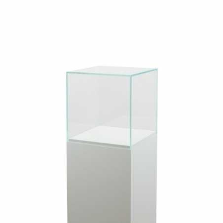 Glazen vitrinekap | glazen stolp voor op sokkel | museumvitrine