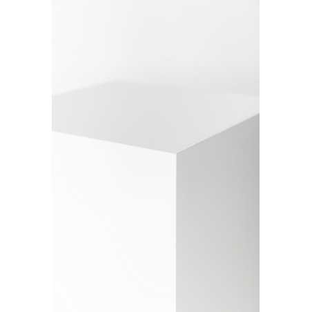 MDF witte sokkels | plantenzuilen | zuilen wit MDF zijdeglans