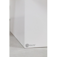 MDF witte sokkels | plantenzuilen | zuilen wit MDF zijdeglans