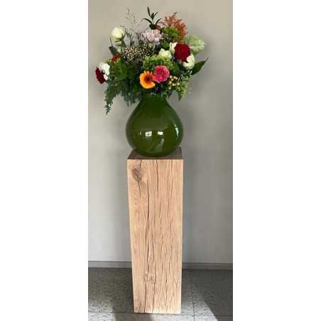 Eiken houten sokkels | massief houten zuilen | uitstekende kwaliteit