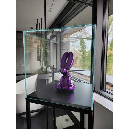 Glazen vitrinekap | glazen stolp voor op sokkel | museumvitrine