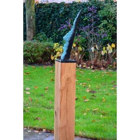Eiken houten sokkels | massief houten zuilen | uitstekende kwaliteit