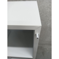 B-KWALITEIT - Kast sokkel wit mat, 30 x 30 x 100 cm (LxBxH)
