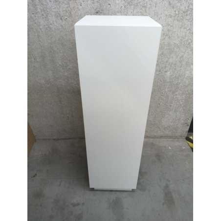 B-KWALITEIT - Kast sokkel wit mat, 30 x 30 x 100 cm (LxBxH)