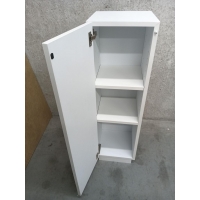 B-KWALITEIT - Kast sokkel wit mat, 30 x 30 x 100 cm (LxBxH)