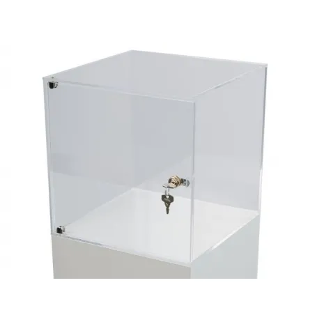 Plexiglas vitrinekap | plexiglas stolp | maquettekap op maat