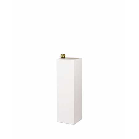 witte sokkels | plantenzuilen | zuilen wit