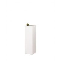 witte sokkels | plantenzuilen | zuilen wit