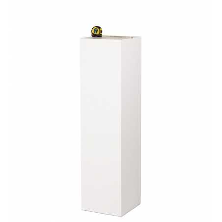 MDF witte sokkels | plantenzuilen | zuilen wit MDF zijdeglans