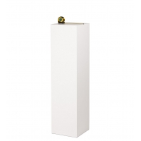 MDF witte sokkels | plantenzuilen | zuilen wit MDF zijdeglans