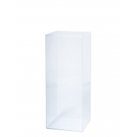 Plexiglas sokkels | zuilen  van plexiglas | ook op maat in kleur