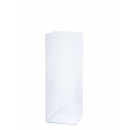 Plexiglas sokkels | zuilen  van plexiglas | ook op maat in kleur