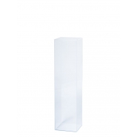 Plexiglas sokkels | zuilen  van plexiglas | ook op maat in kleur