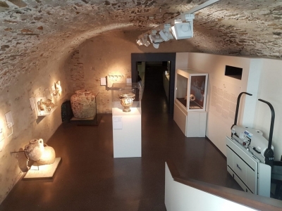Onze wanddisplays in Museum Bastia op Corsica